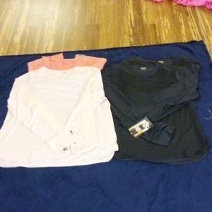 Long sleeve work out tops